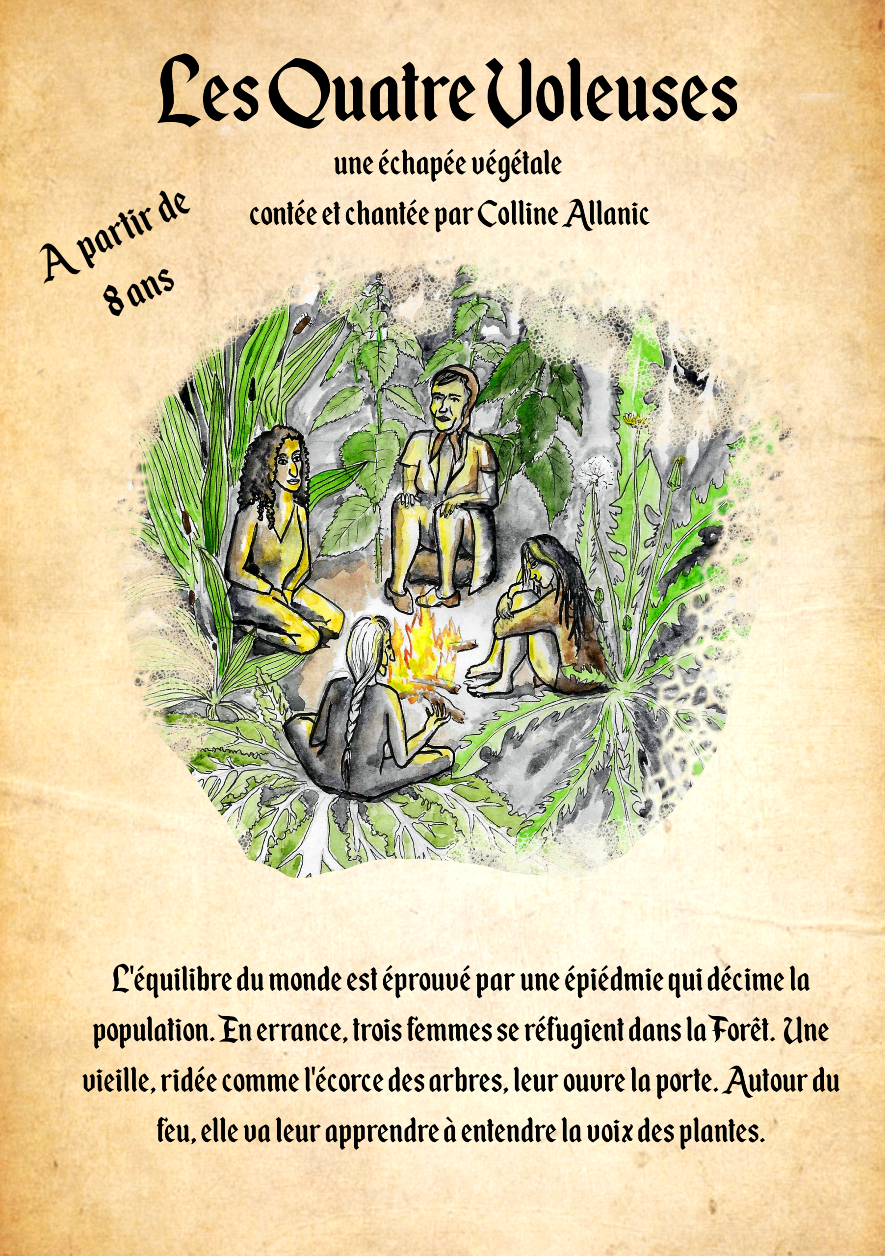 Colline Allanic les Quatres voleuses contes botaniques légendes végétales